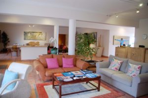 Reception and lounge area