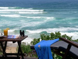 Relaxing outdoor area with view